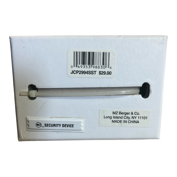 Ladies Watch 5 Interchangeable Bands MZ Berger & Co Gift Set Silver Round Face - Picture 2 of 3